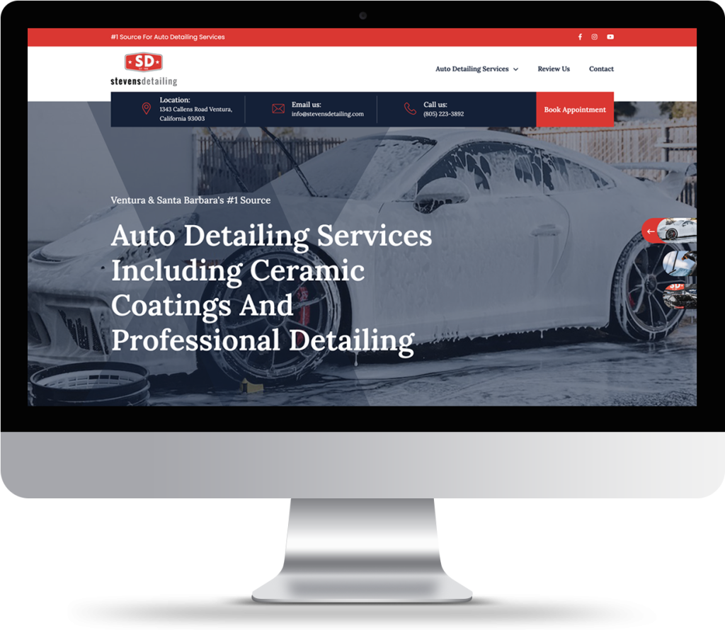 Steven's Detailing Website - By Mark Grothman